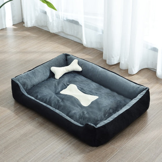 Super Soft Dog Bed with Pillow